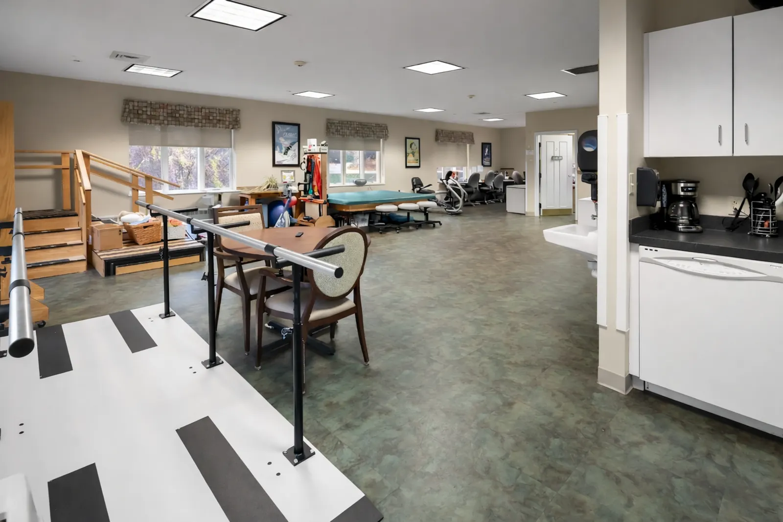 Queen Anne rehabilitation gym