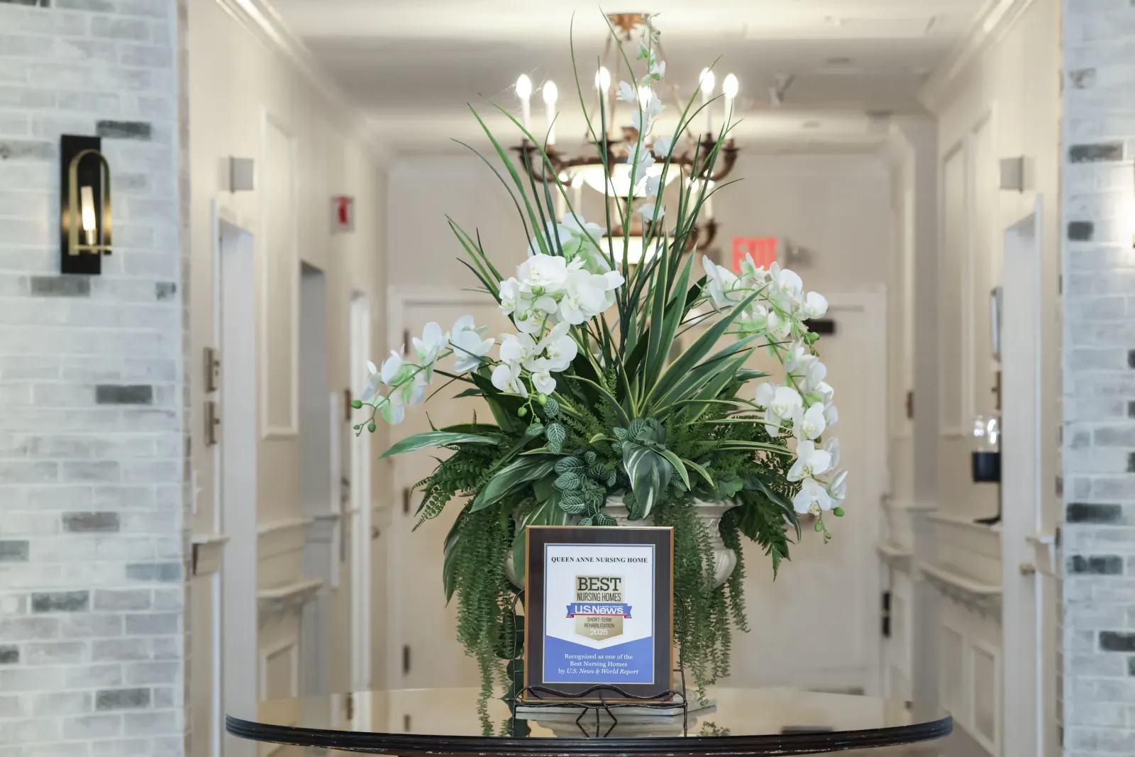 Queen Anne patio area